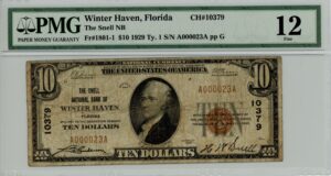 1929 Type 1 $10 NoteOnly 1 known